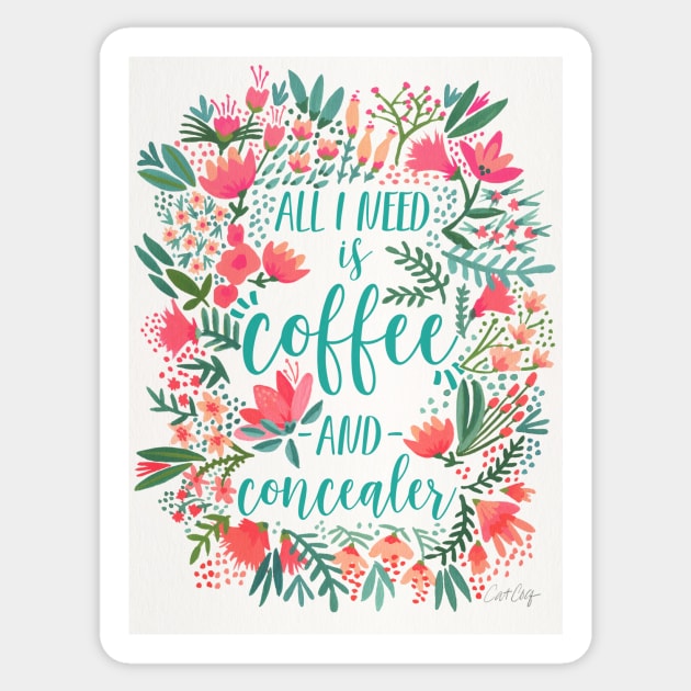 juicy coffee Sticker by CatCoq